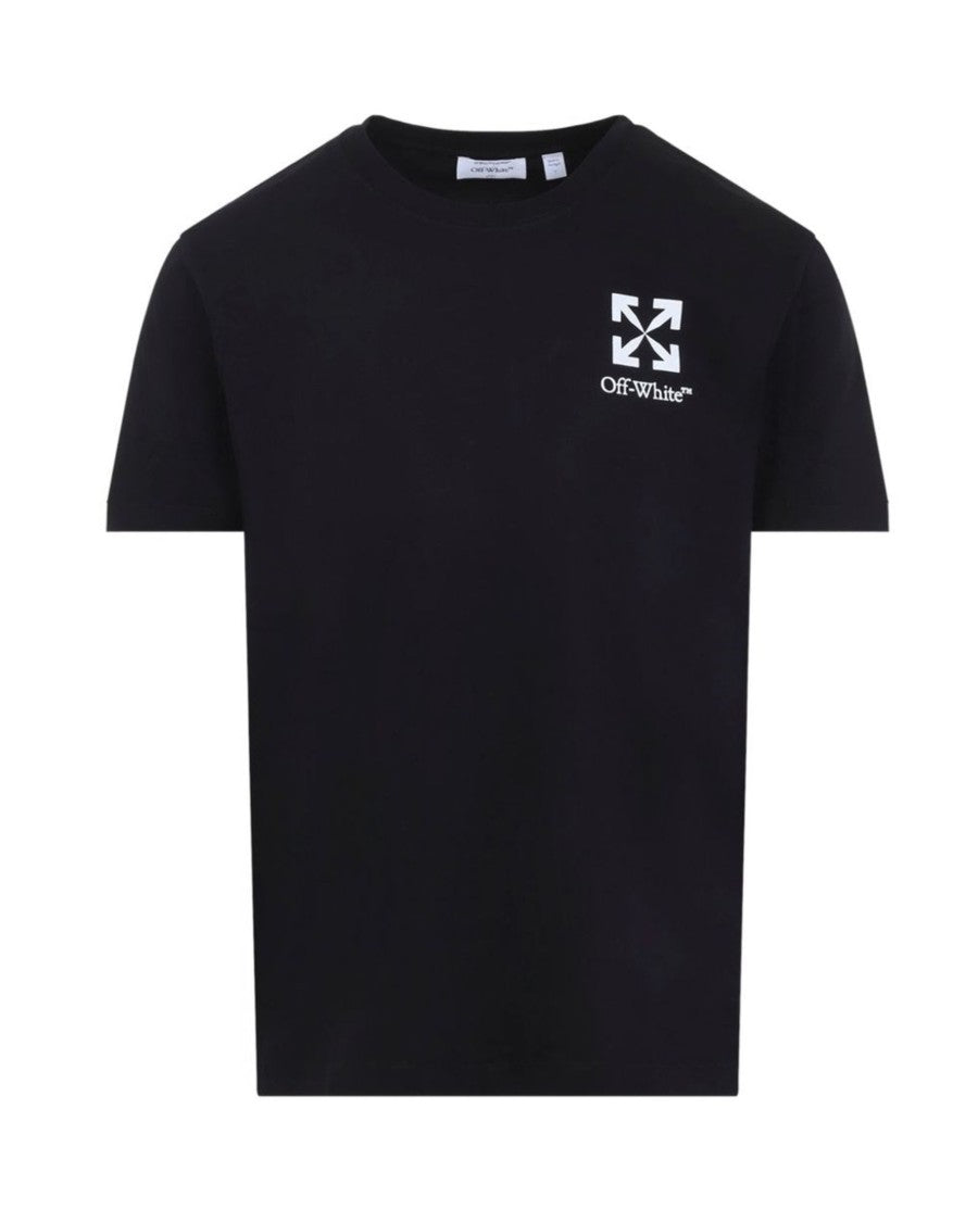 Off-White Black Small Arrow Cotton T-Shirt