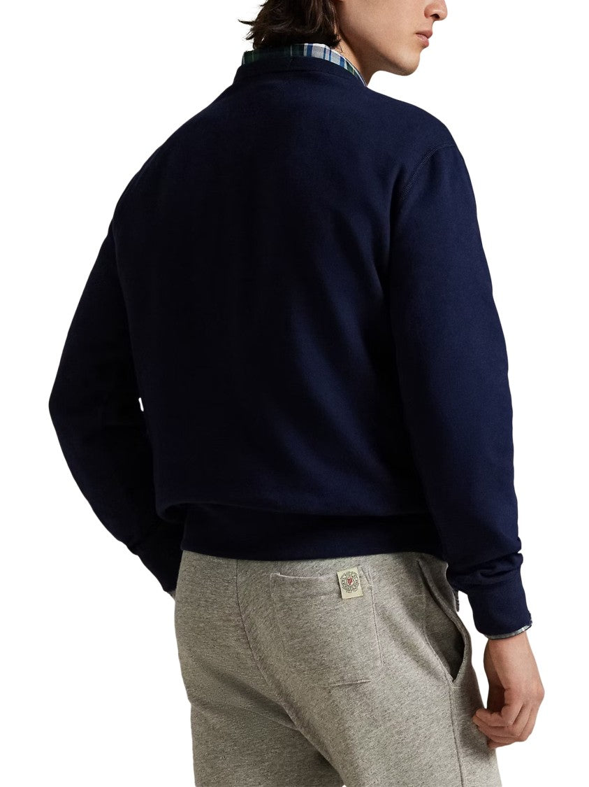 Polo Ralph Lauren Long Sleeve Knit Sweater With Ribbed Details