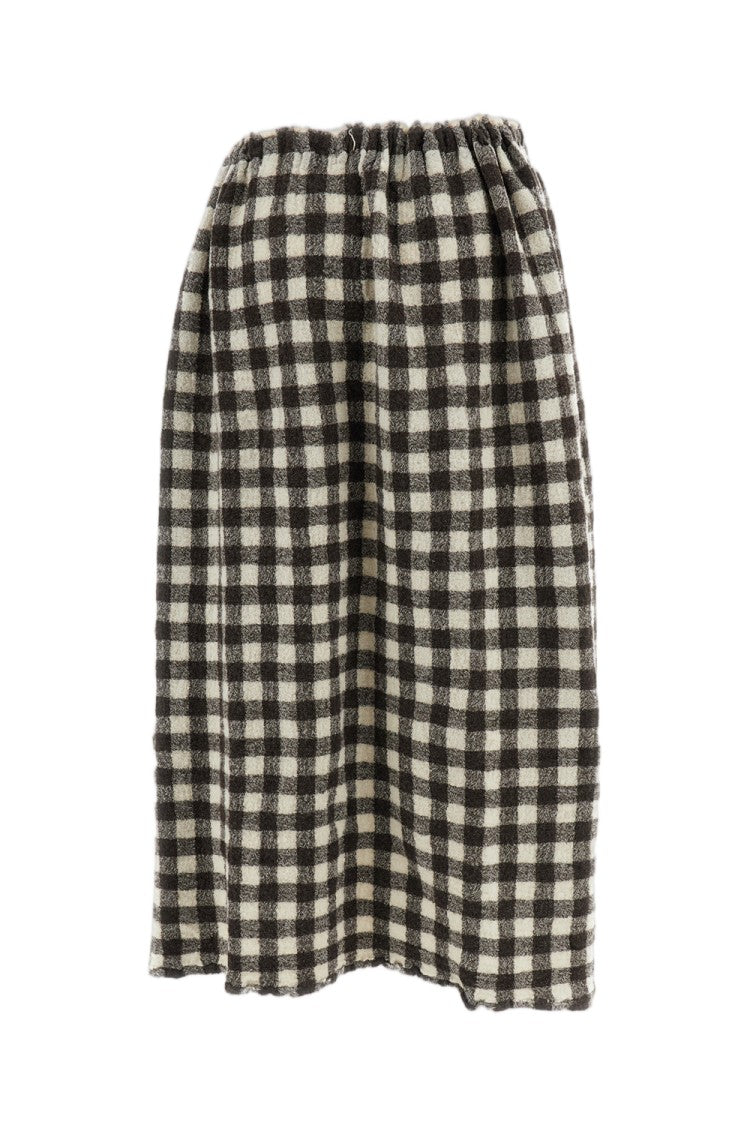 Daniela Gregis Skirt With Drawstring Washed Wool