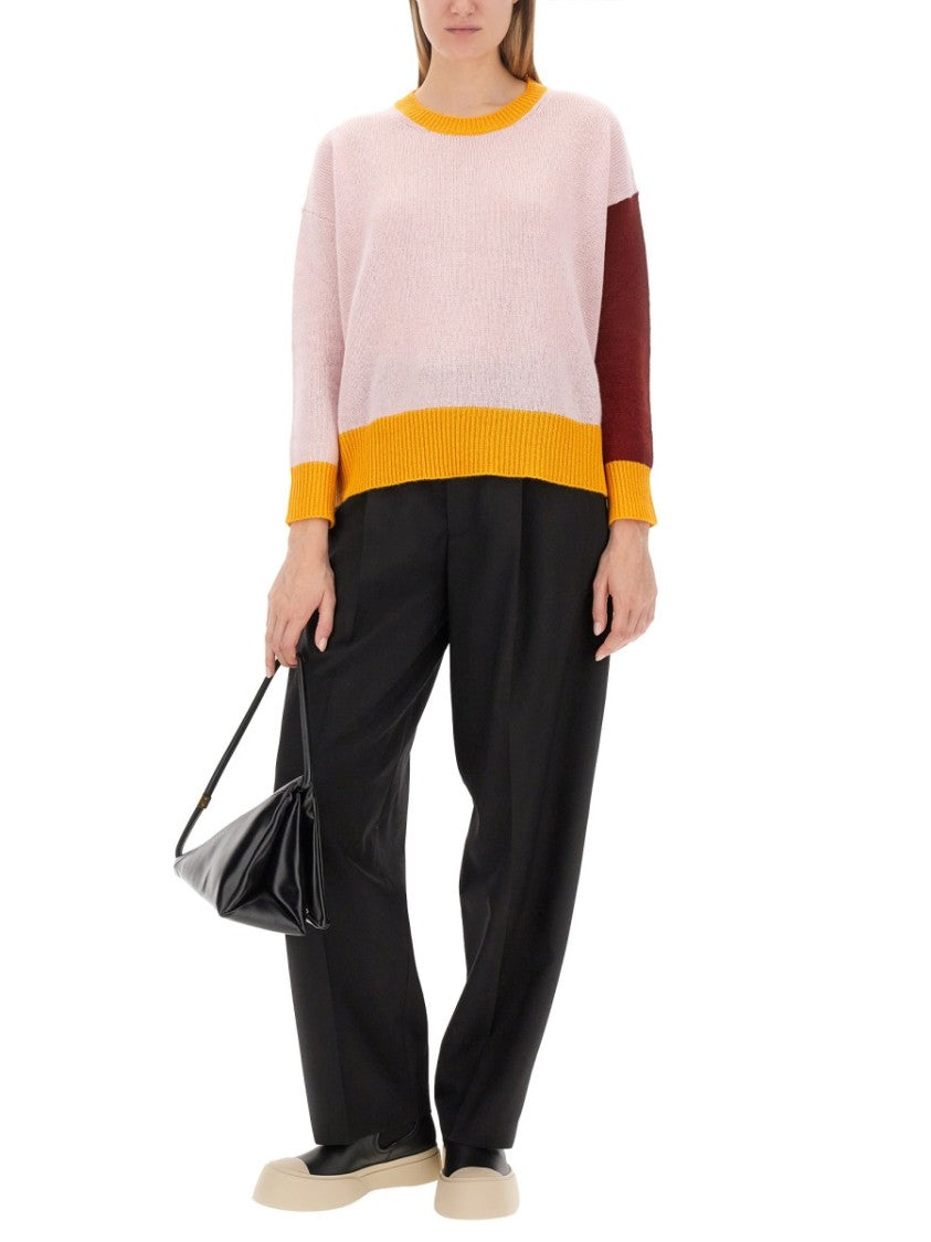 Marni Color-Block Cashmere Sweater