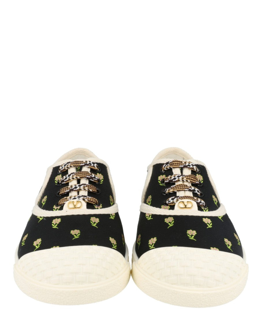 Valentino Bay By Bay Floral Low-Top Sneakers