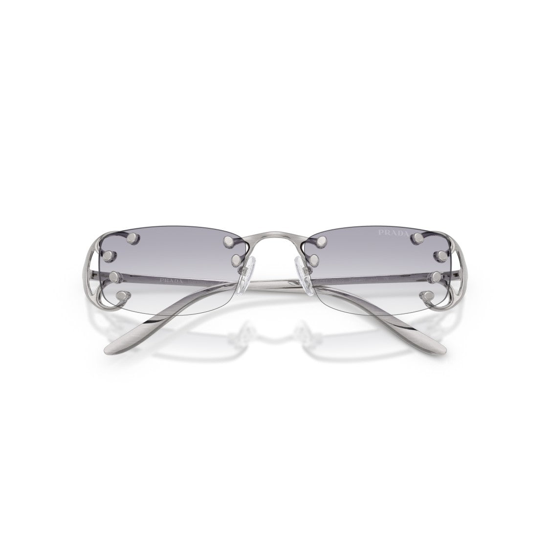 Prada 0Pr C57s Rectangular Gradient Lens Sunglasses