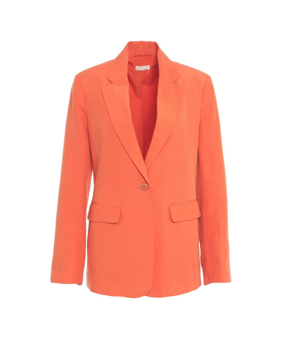 Liu Jo Single-Breasted Blazer With Notched Lapels