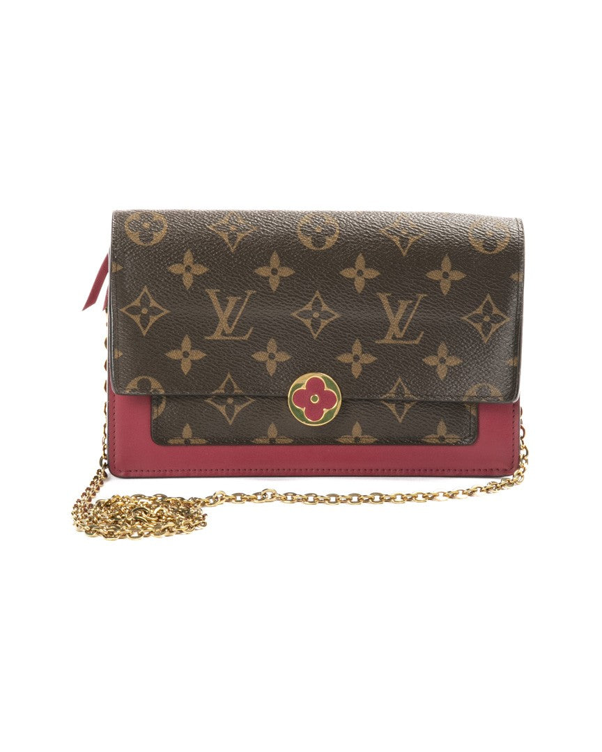 Louis Vuitton Brown Flore Pm Monogram Canvas Shoulder Bag