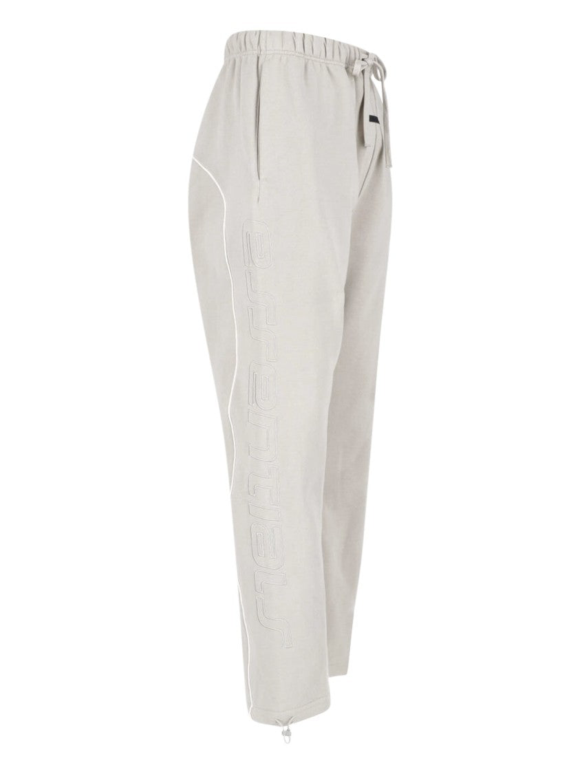 Fear Of God Essentials Beige Relaxed Fit Tonal Piping Trousers