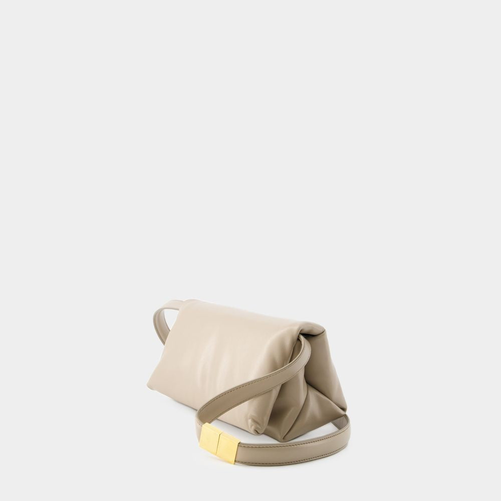 Marni Hobo Small Prisma Bag - Leather - Beige