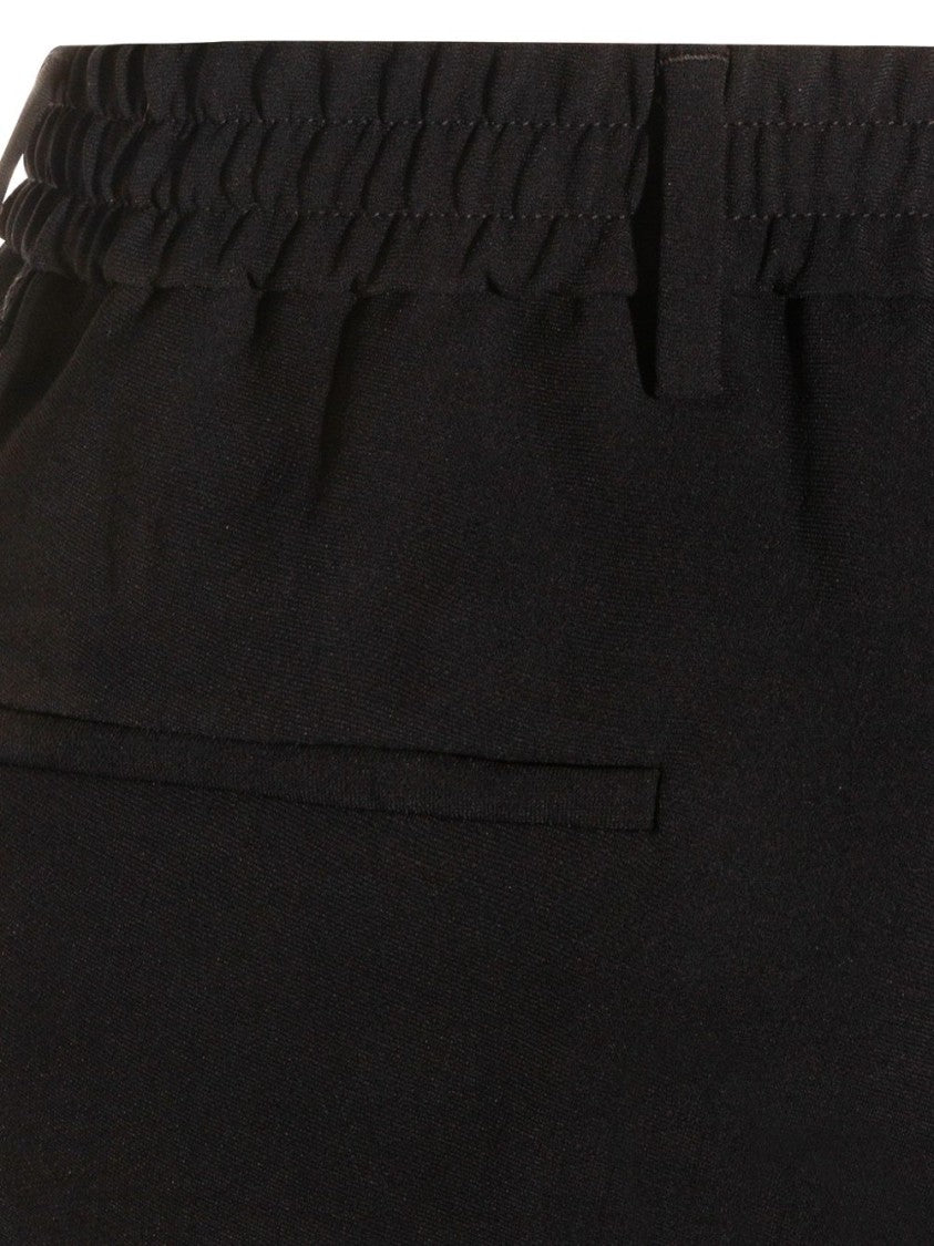 Montecore Tailored Casual Pants With Drawstring And Welt Pockets