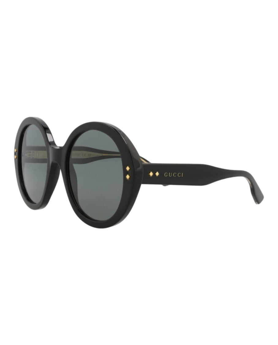 Gucci Round-Frame Acetate Sunglasses