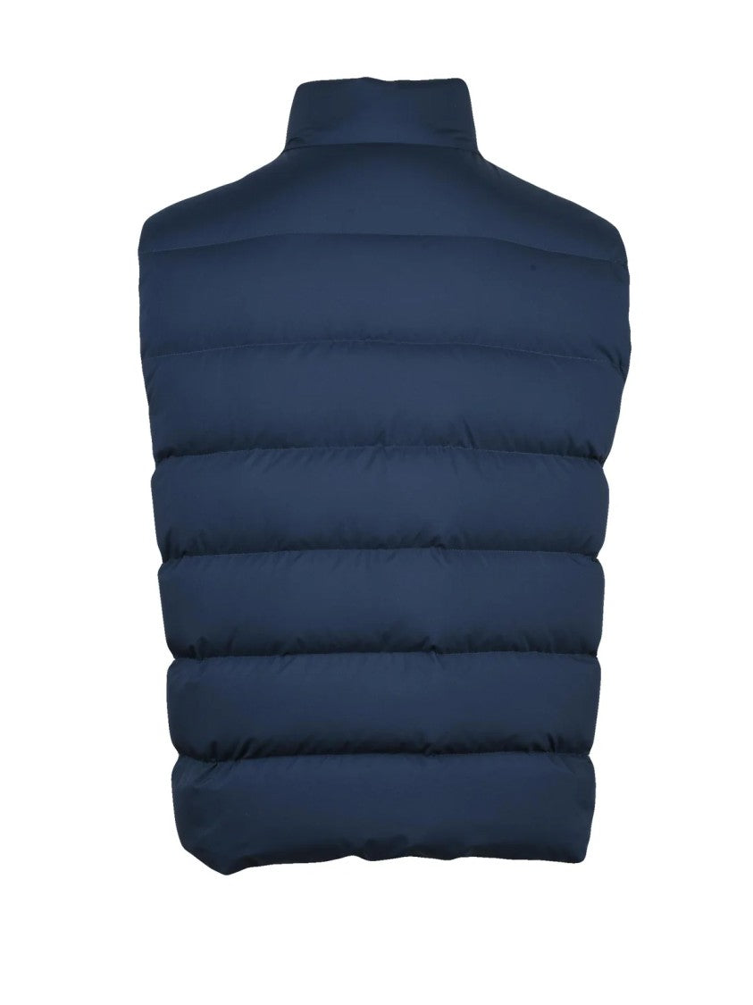 Fay Blue Quilted Down-Filled Polyester Vest