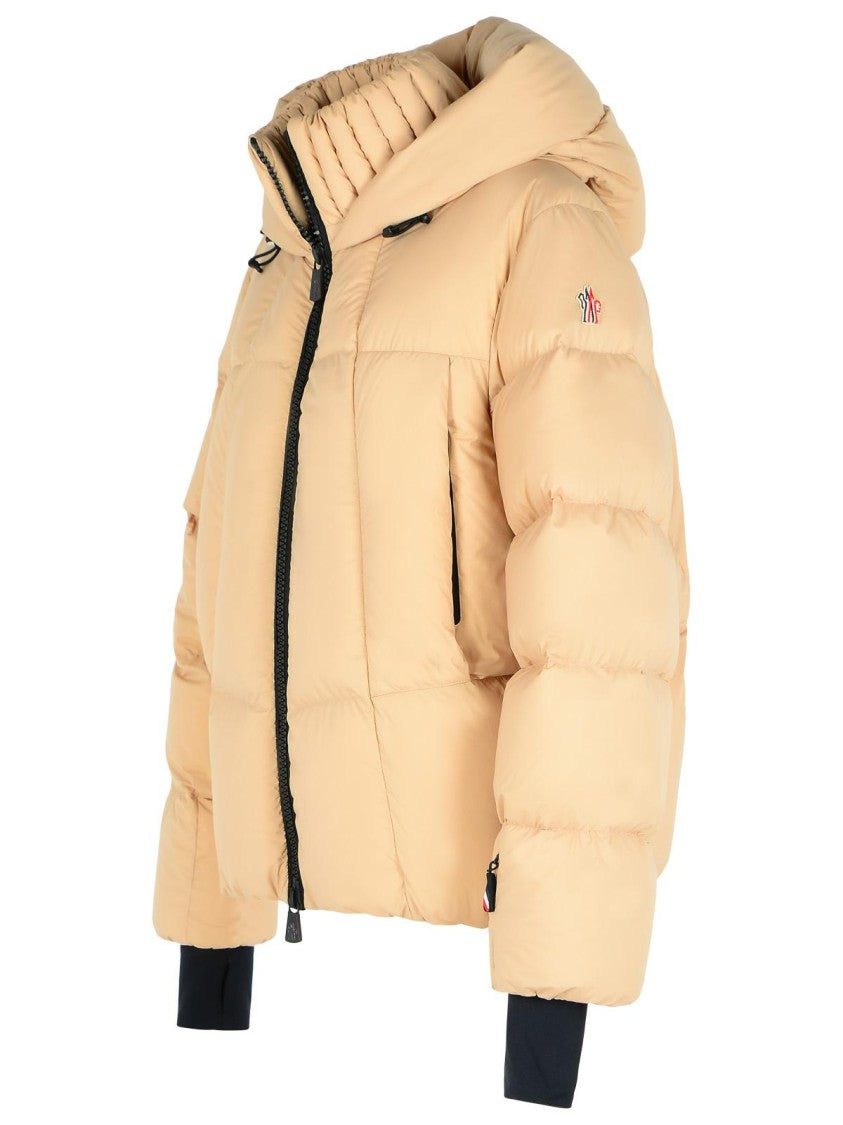 Moncler Grenoble Bonnieure' Beige Polyamide Ski Jacket
