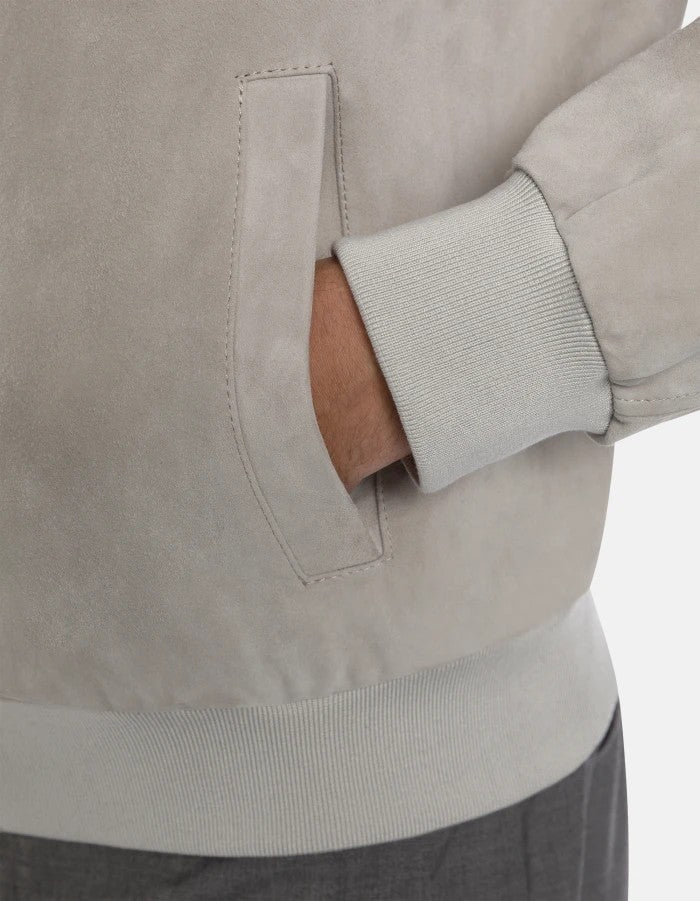 Dondup Soft Suede Jacket And Relaxed Fit