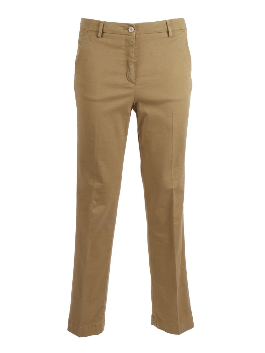 Briglia Straight Leg Textured Straight-Leg Pants