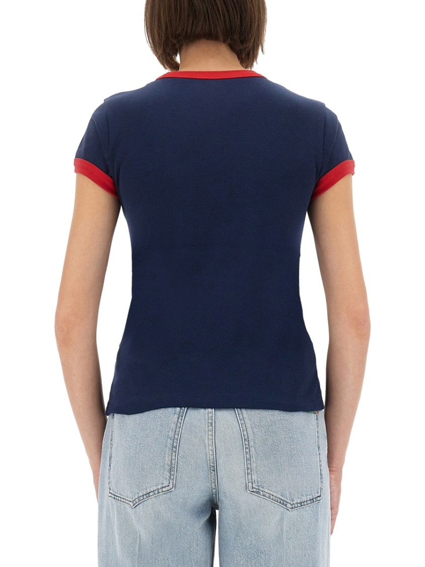 Valentino Slim-Fit Cotton Jersey T-Shirt With Contrasting Trim