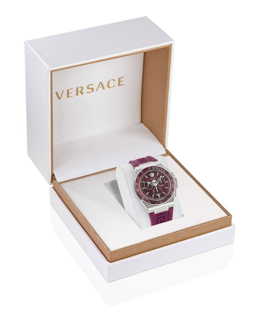 Versace Greca Extreme Chrono Silicone Watch