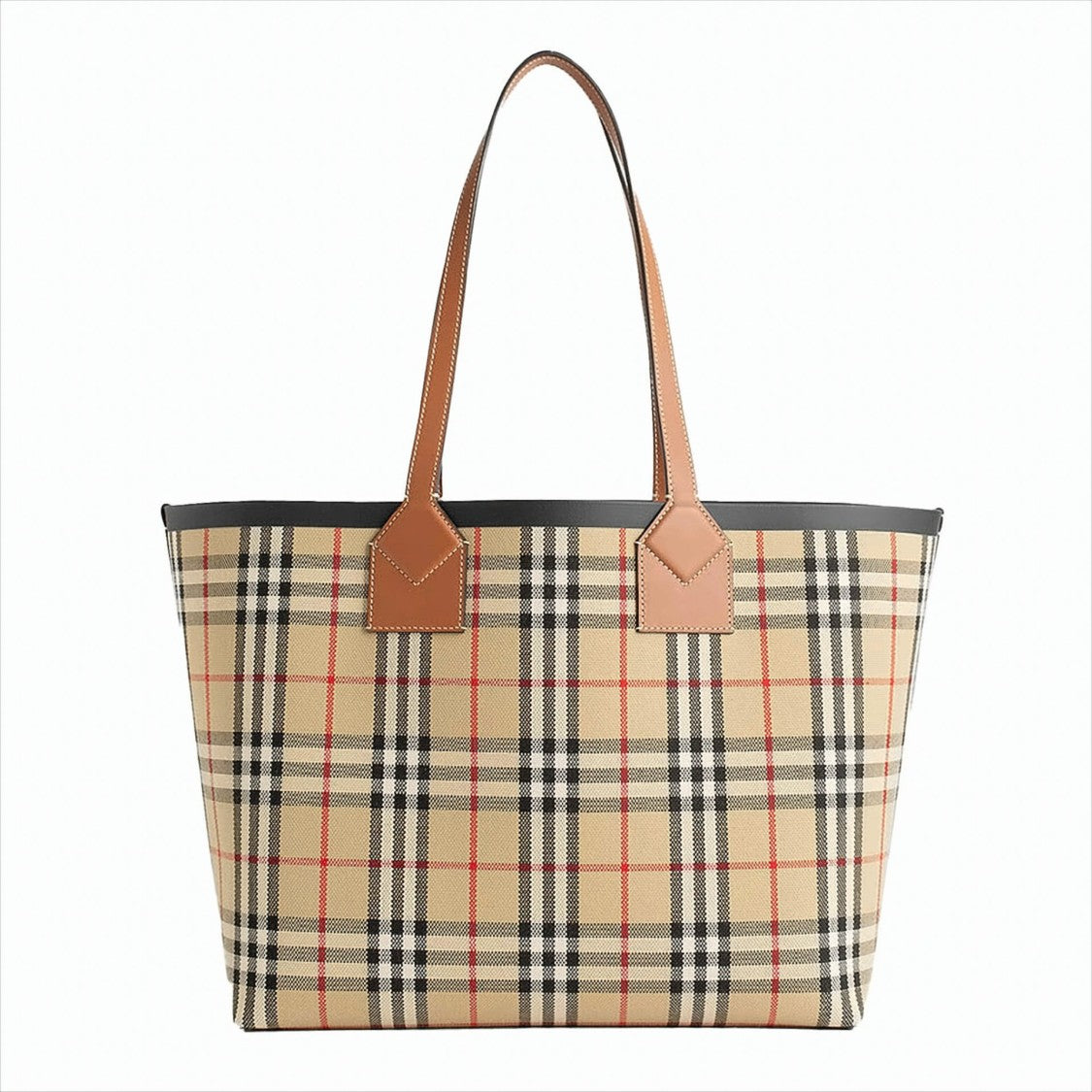 Burberry Check London Midi Tote Bag