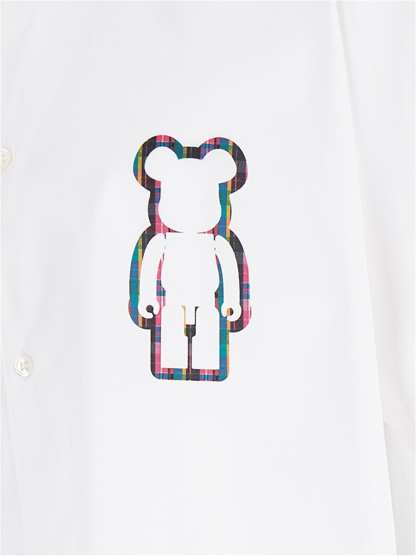 Comme Des Garçons Cotton Shirt With Be@Rbrick Graphic