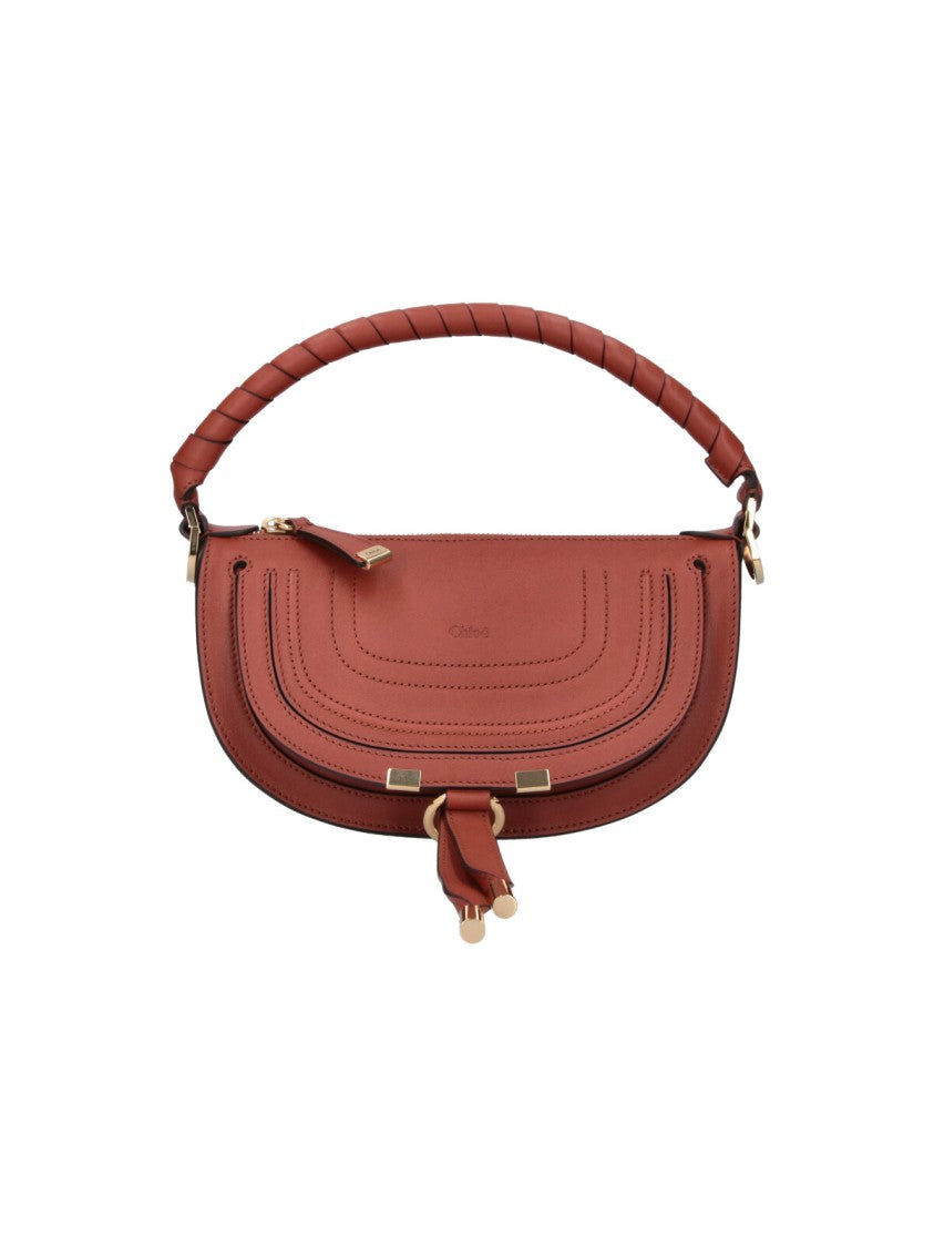 Chloé Crescent-Shaped Handbag With Curved Stitching