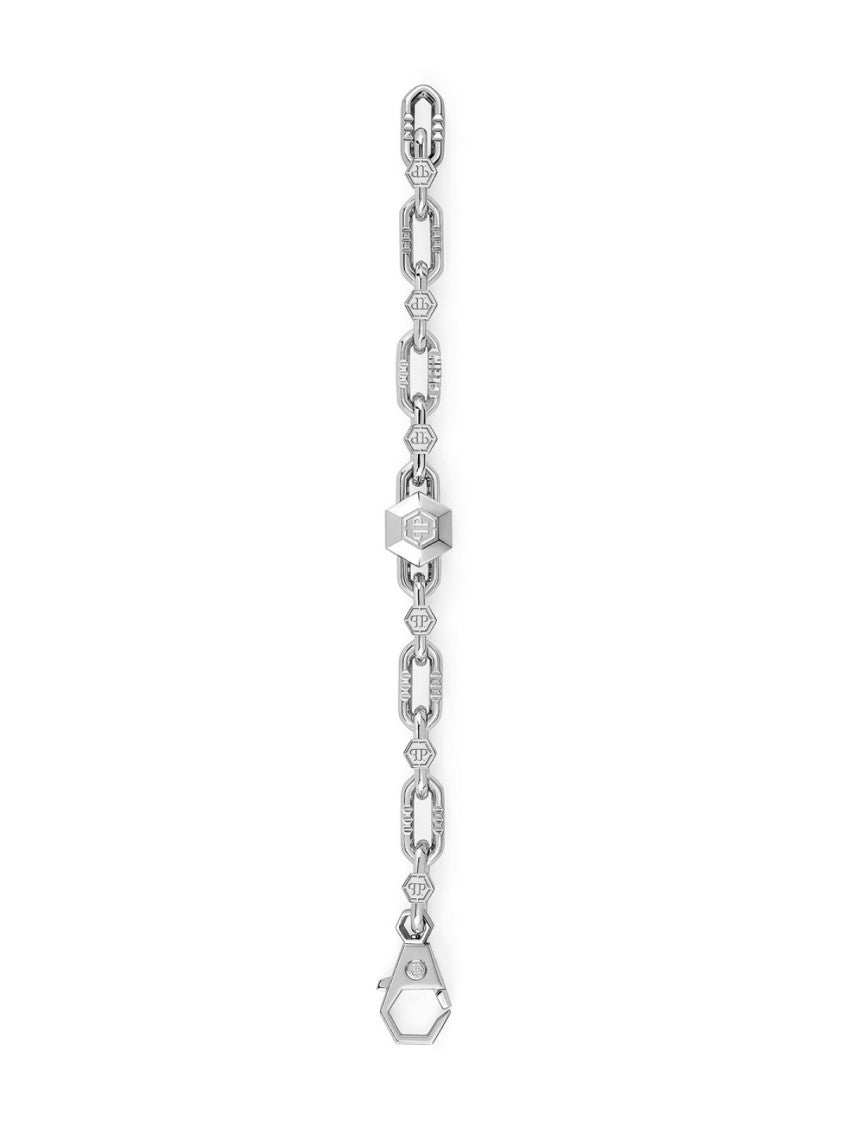 Philipp Plein Edge Logo Chain Bracelet