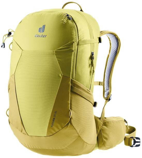 Deuter Structured Yellow Deuter Backpack With Versatile Carrying Options