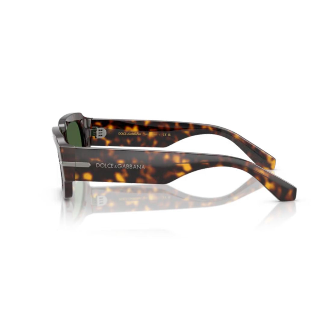Dolce & Gabbana 0Dg4485 Rectangular Tortoiseshell Acetate Sunglasses