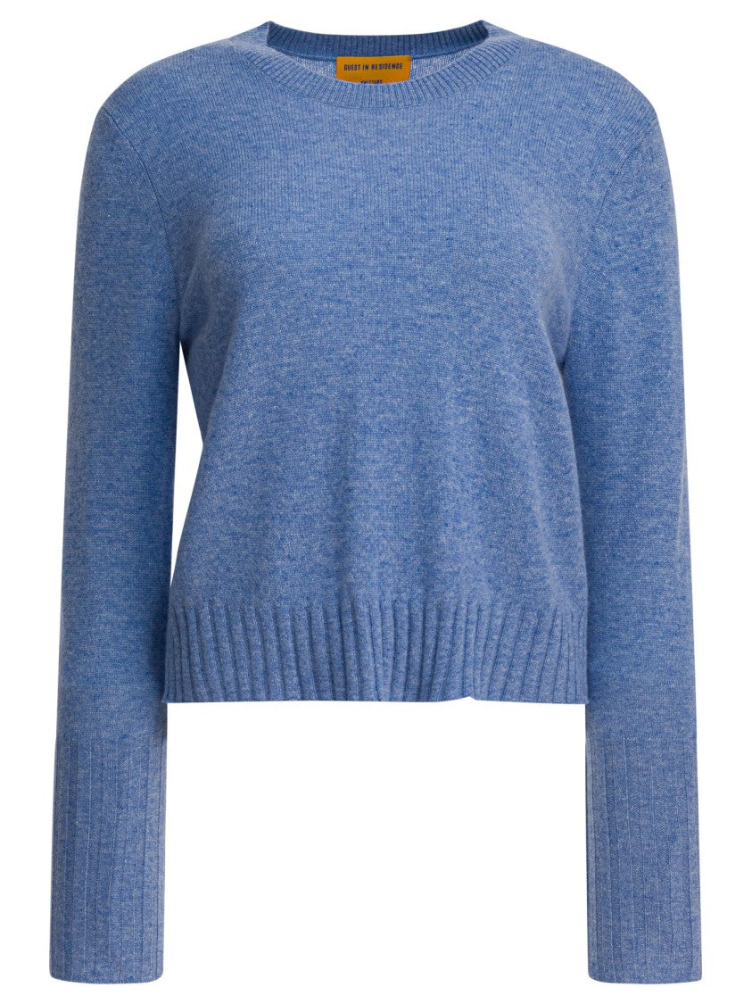 Guest In Residence Shrunken Crew Neck Cashmere Knitwear