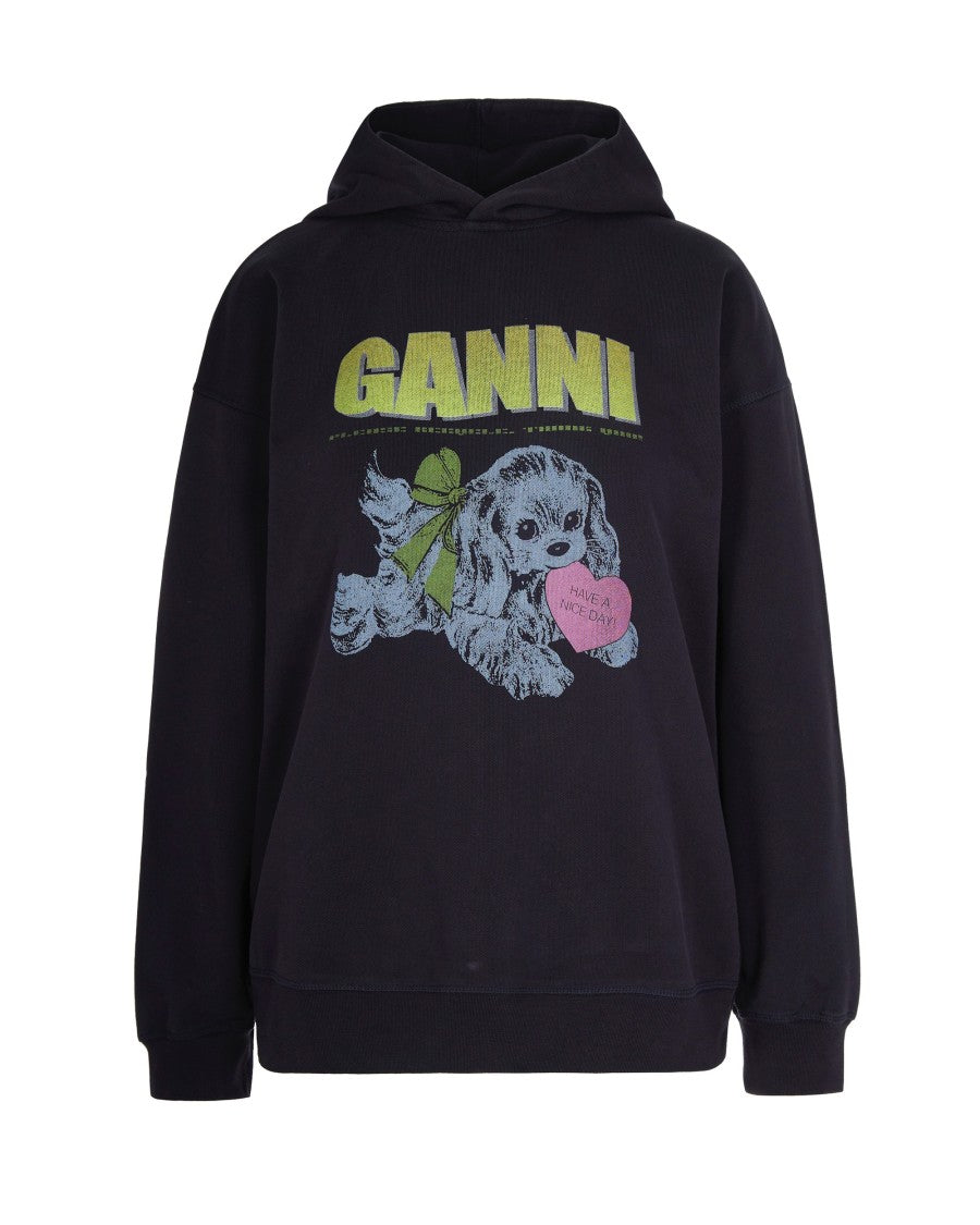 Ganni Isoli Oversized Phantom Sweatshirt