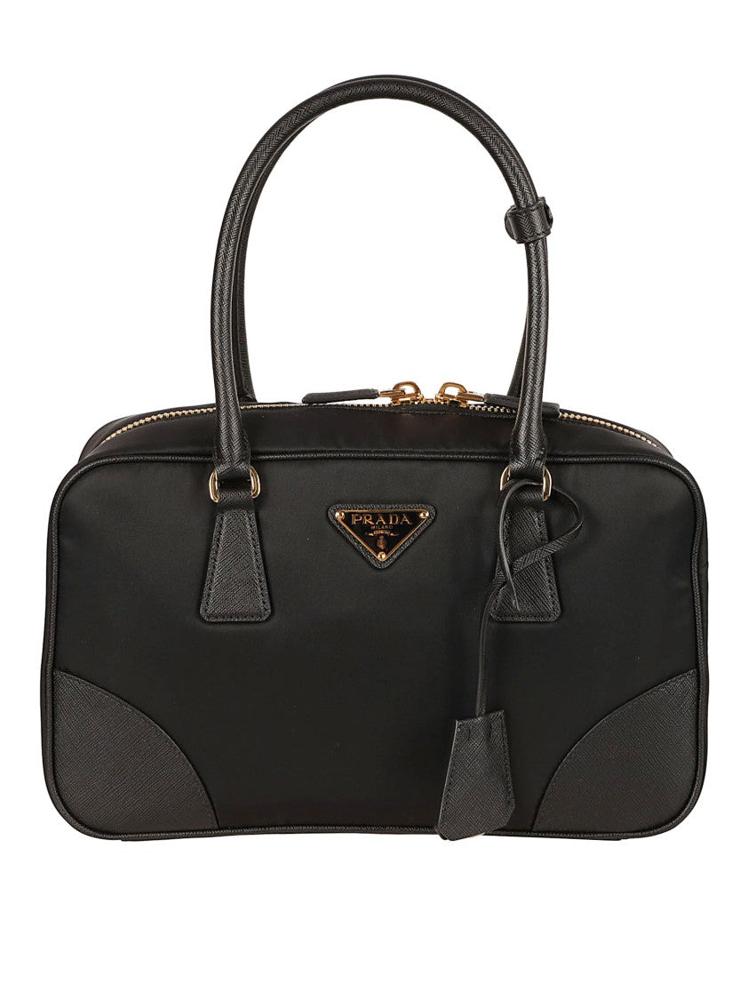 Prada Rectangular Handbag In Recycled Nylon