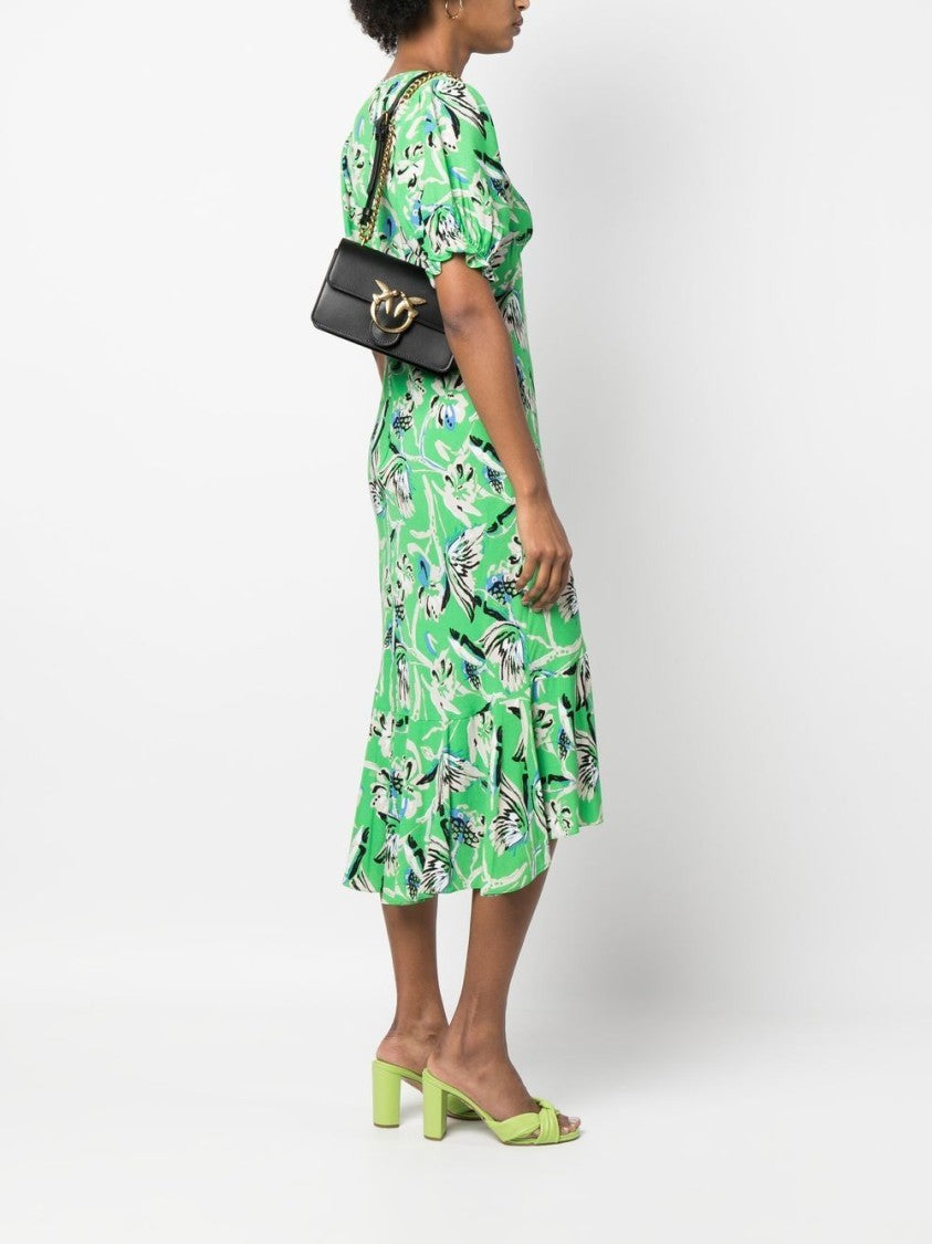 Pinko Shoulder Bag With Structured Silhouette And Bird Clasp