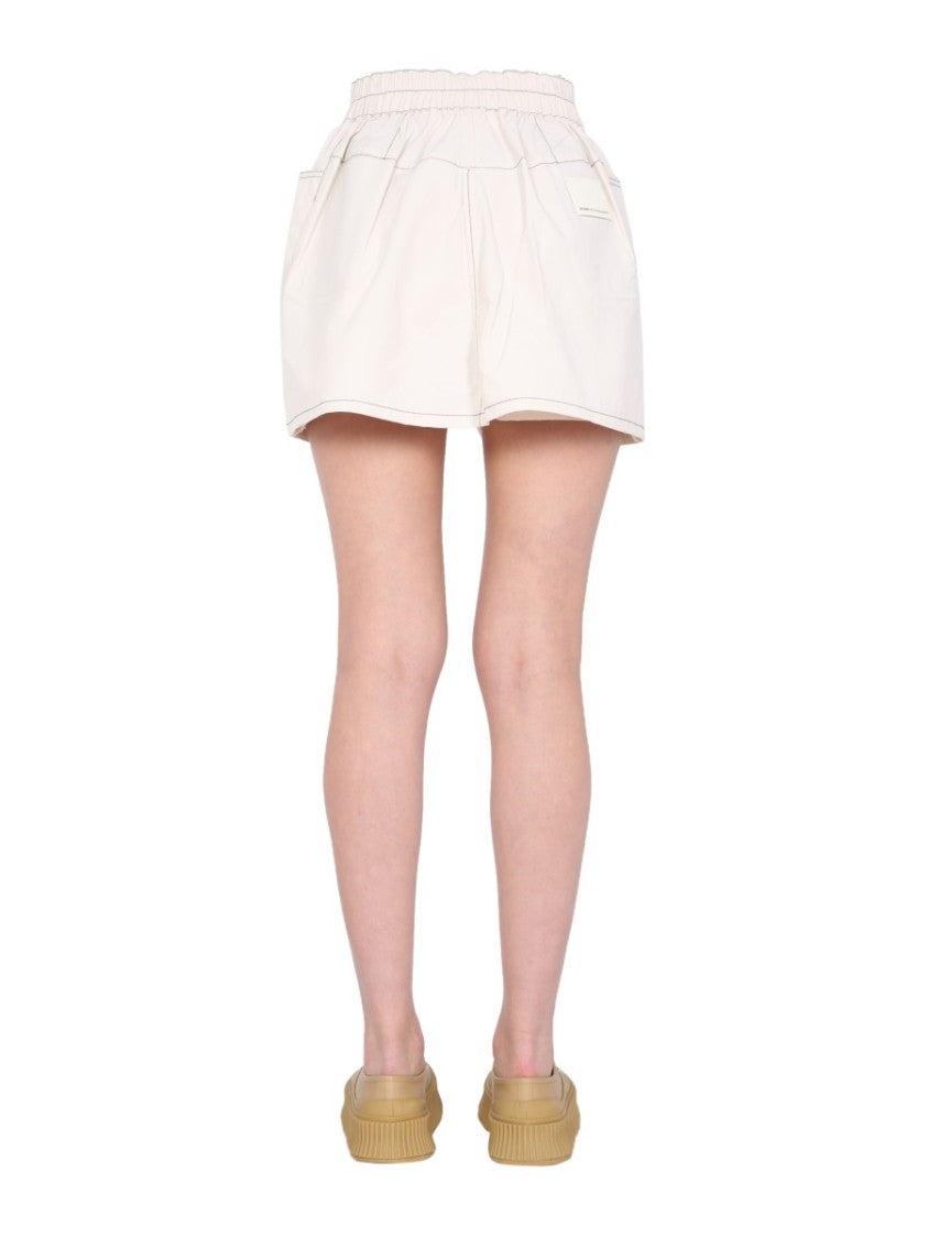 Sunnei X Eleonora Bonucci High-Waisted Nylon Shorts