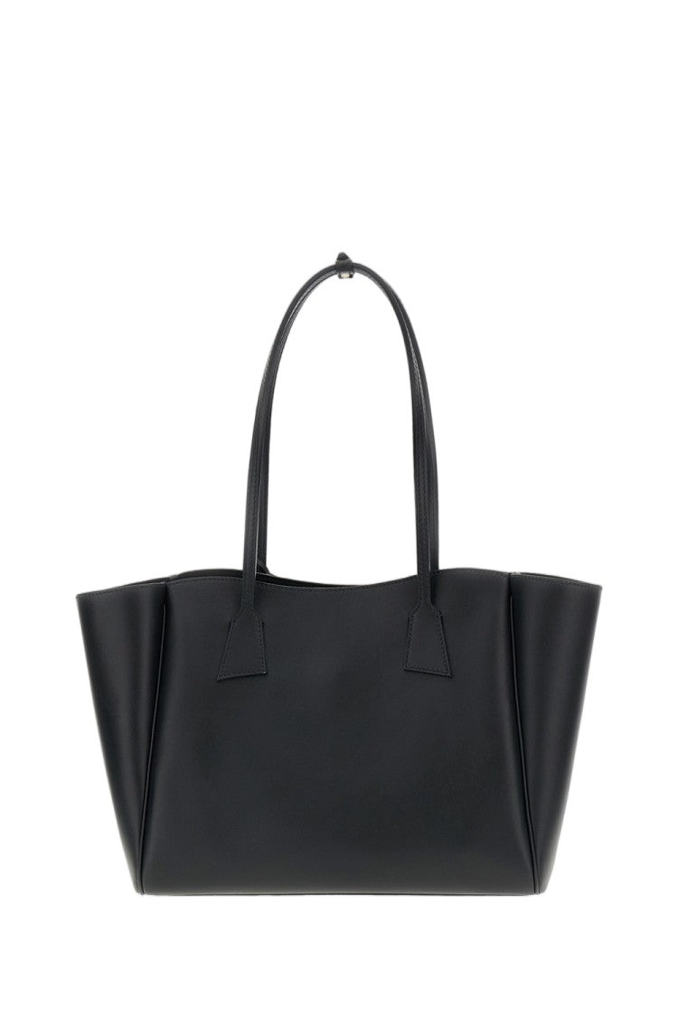 Hidesins Black Shopper Leather Shoulder Bag