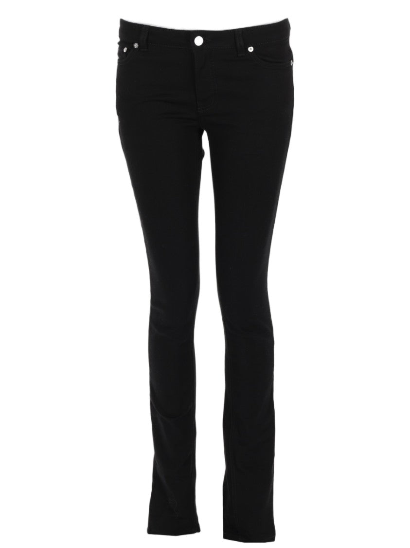 Givenchy Black Star Applique Cotton Jeans