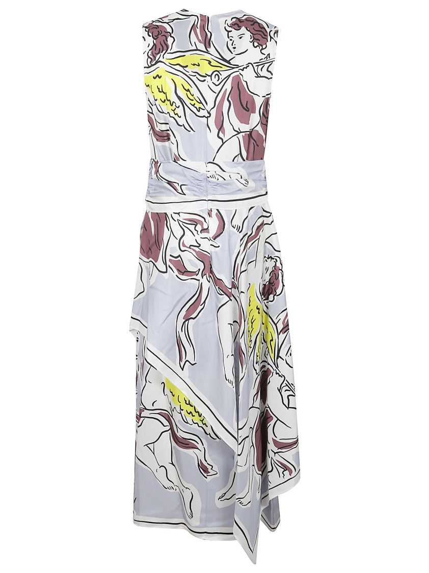 Tory Burch Silk Twill Sleeveless Dress