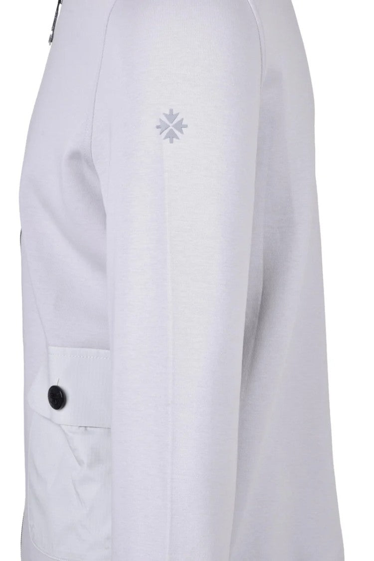 Sunstripes Light Grey Cotton Polyester Elastane Sweatshirt