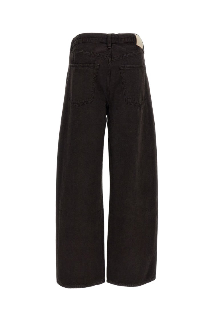 Citizens Of Humanity Wide-Leg Cotton Denim Drawstring Jeans