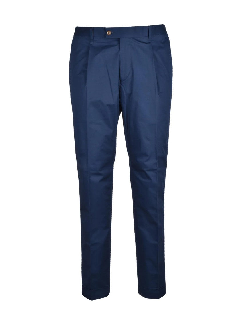Lab 001 Royal Blue Stretch Cotton Formal Pants