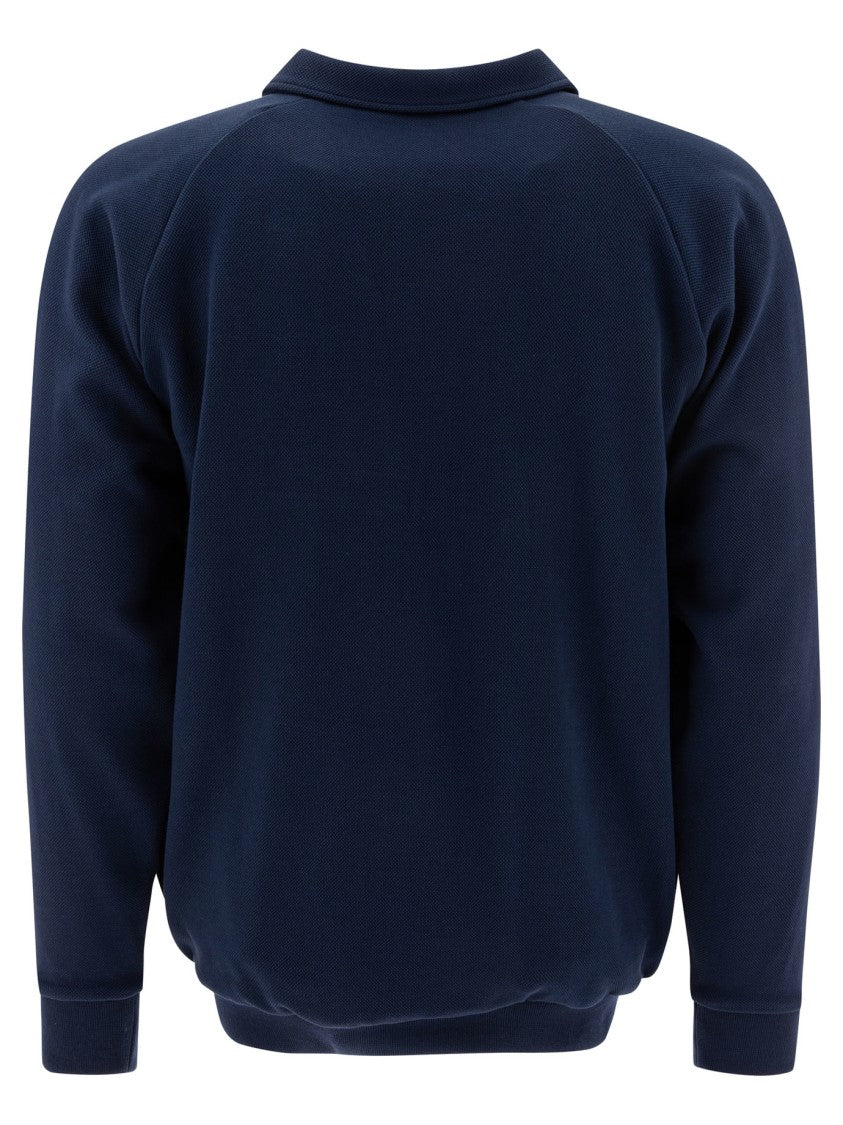 Valentino Contemporary Blue Knitwear With Button-Up Front
