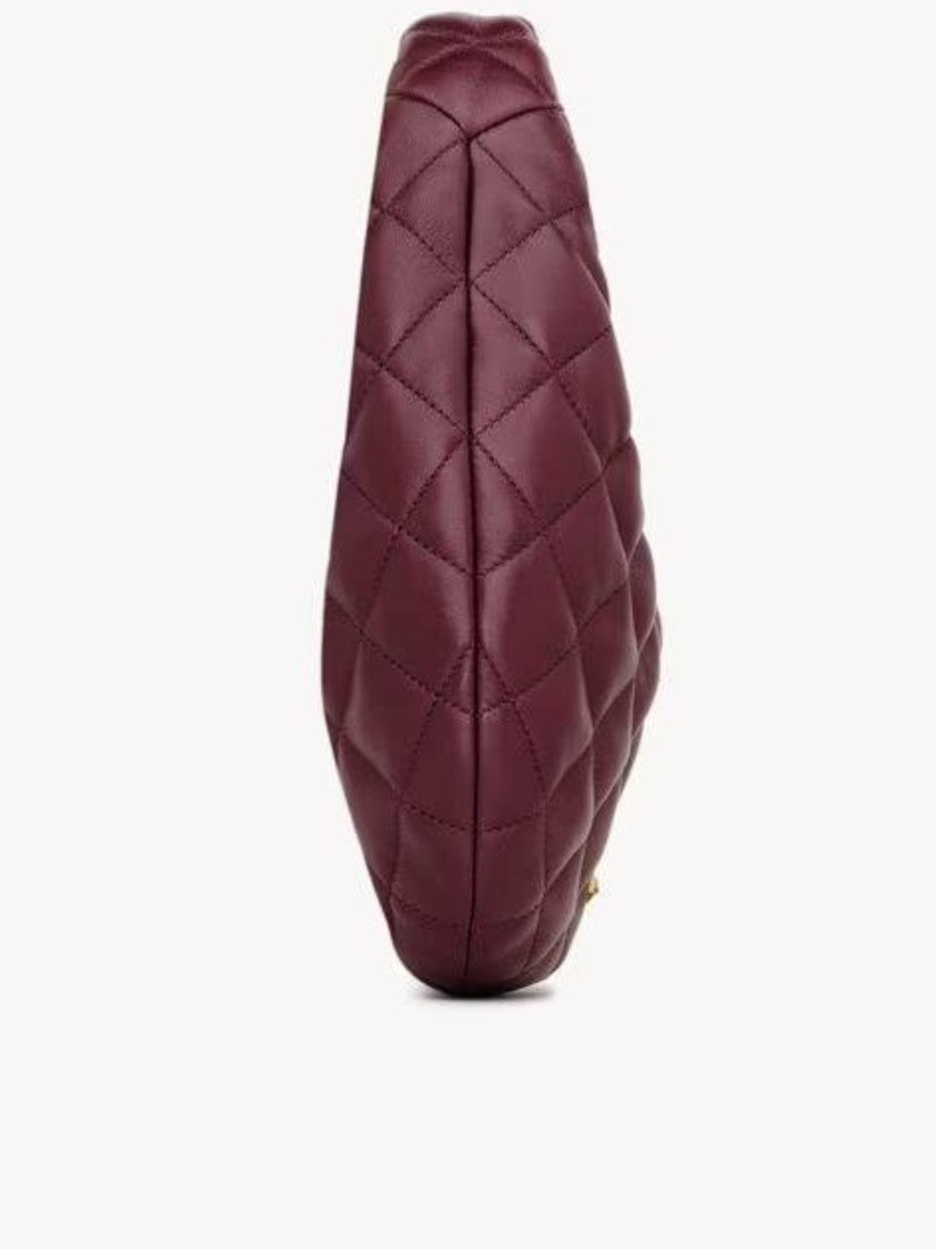Saint Laurent Icare Xl Crescent Quilted Shoulder Bag