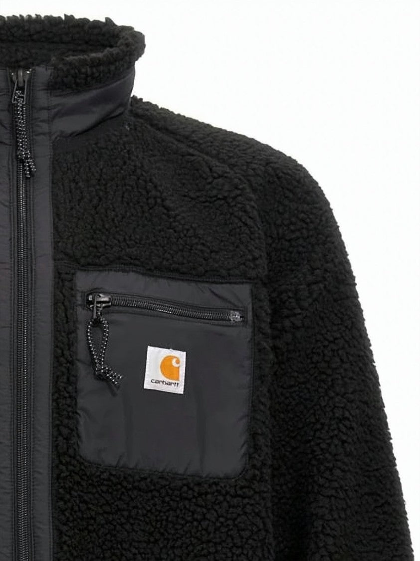 Carhartt Wip Textured Fleece Liner Jacket With High Collar