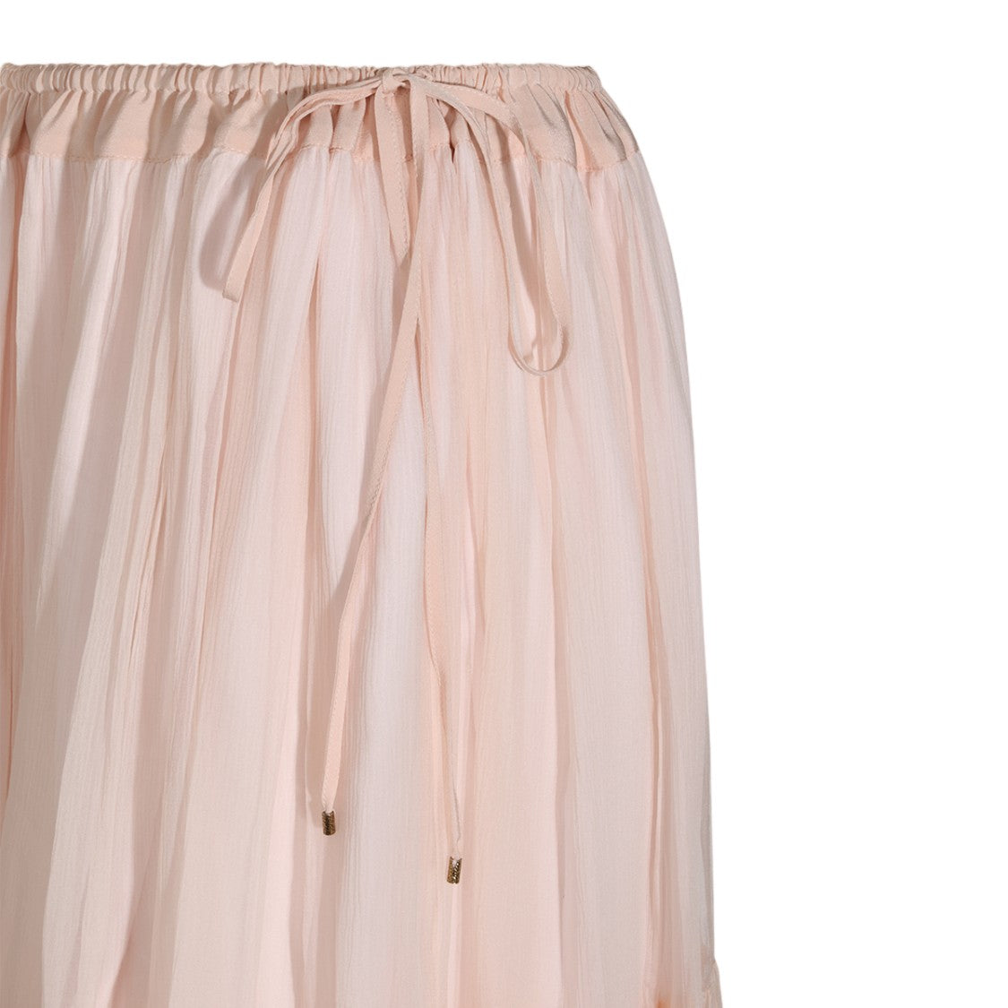 Chloé Tiered Ruffle Midi Skirt