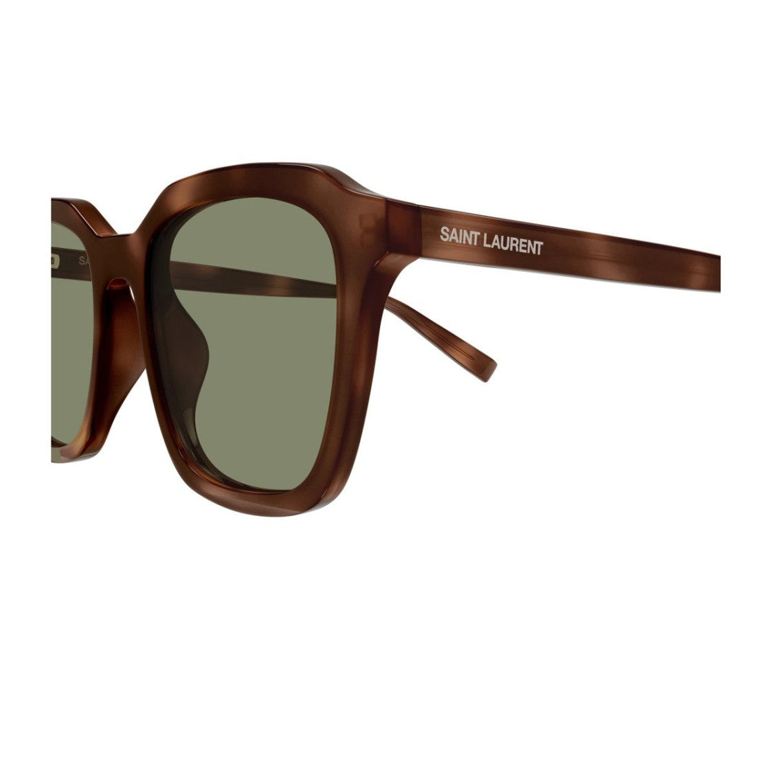 Saint Laurent Havana Sl 457 Acetate Square Sunglasses