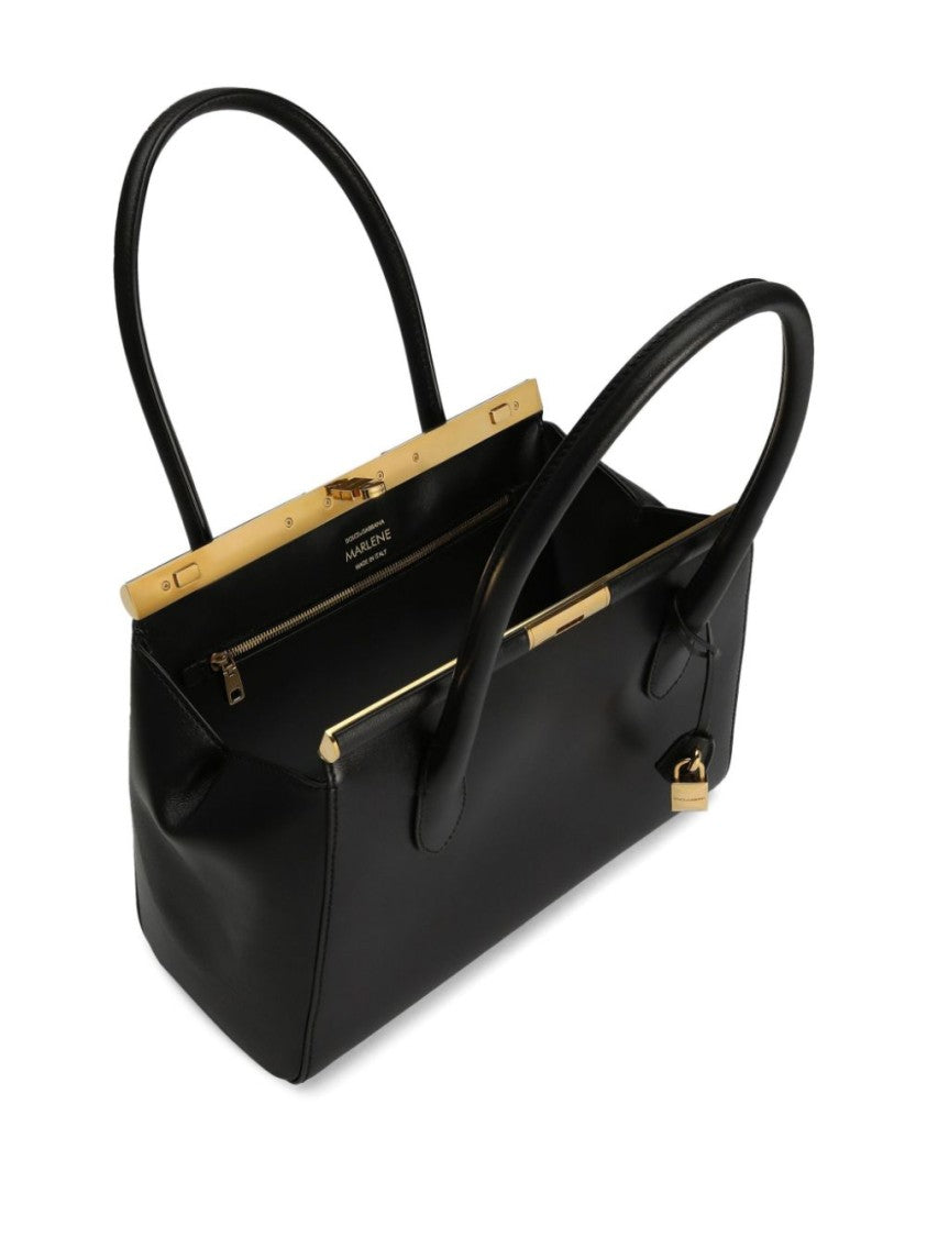 Dolce & Gabbana Structured Black Handbag