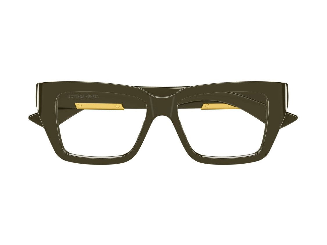 Bottega Veneta Green Bv1455o Oversized Square Eyeglasses