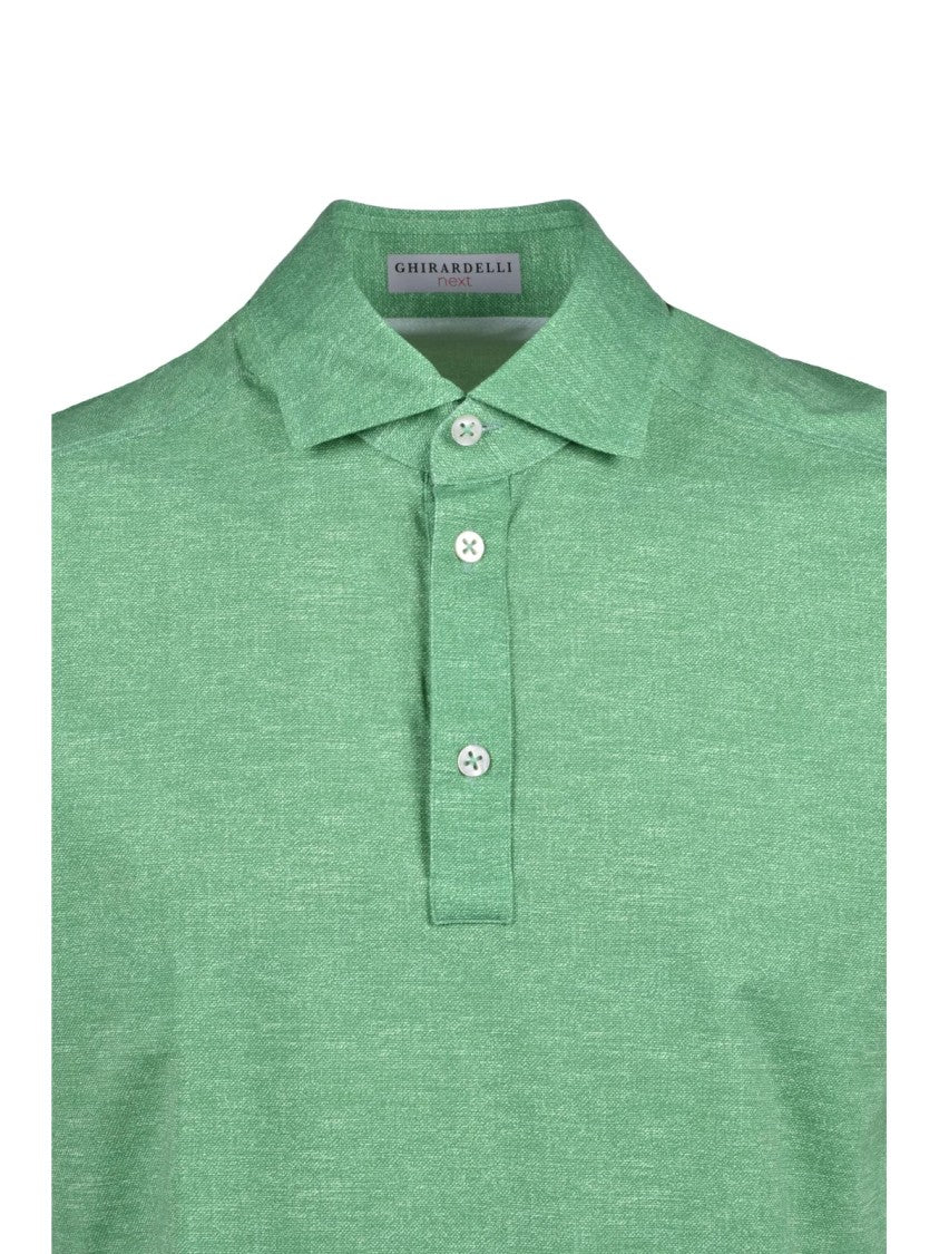 Ghirardelli Next Green Polyamide-Blend Stretch Polo Shirt