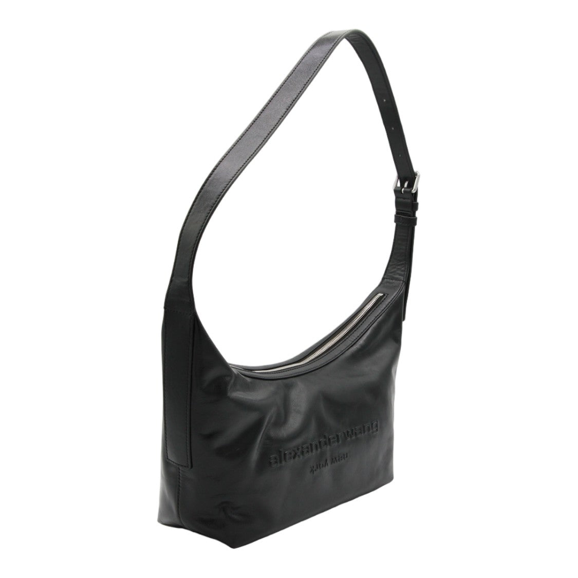 Alexander Wang Black Sleek Adjustable Shoulder Bag