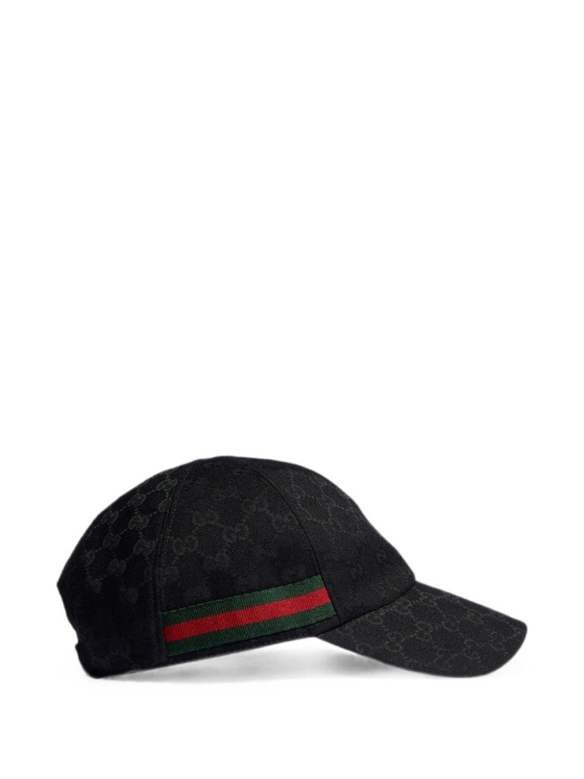 Gucci Monogram Striped Baseball Cap