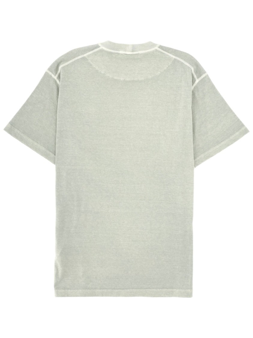 Stone Island Neutrals Left Chest Logo T-Shirt