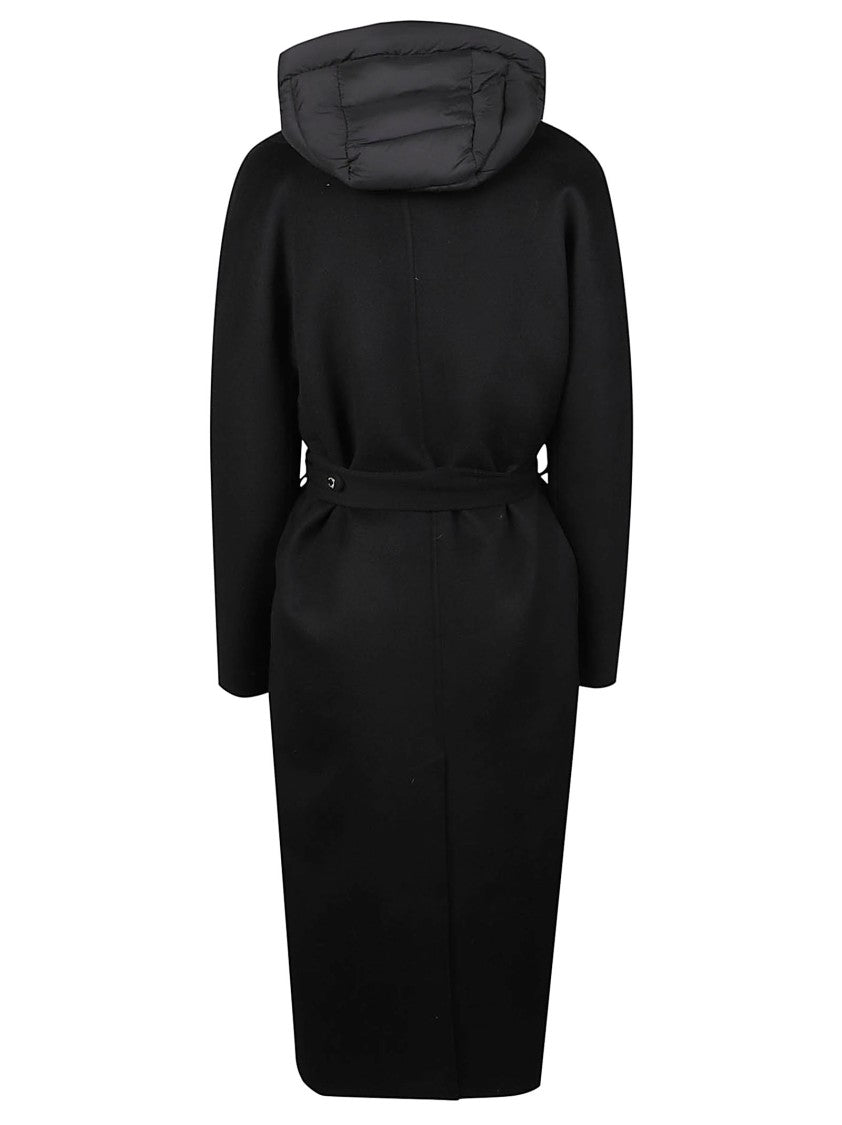 Moorer Olivie-Cwx Hooded Wool-Blend Belted Parka
