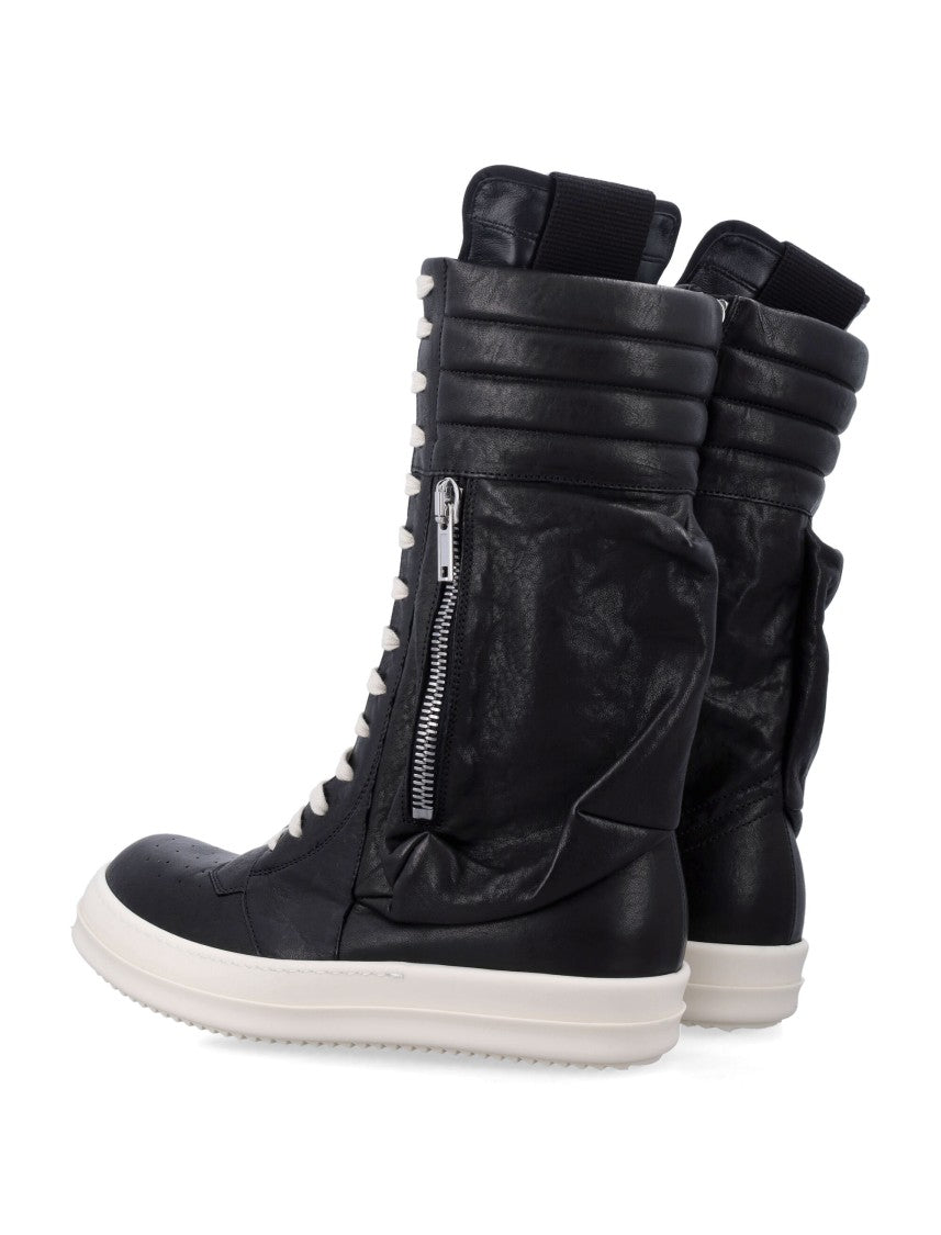 Rick Owens Cargo Geobasket Sneakers