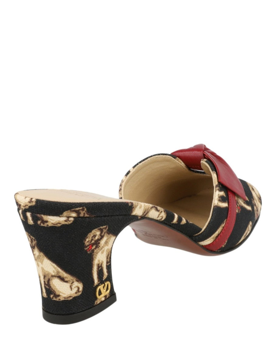 Valentino Knotty 60 Printed Mules