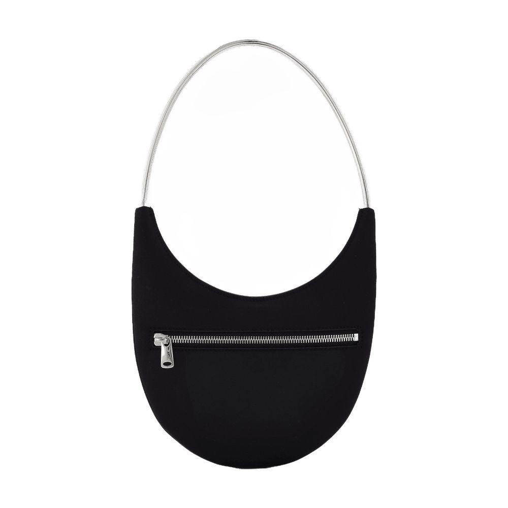 Coperni Ring Swipe Bag In Black Embroidery